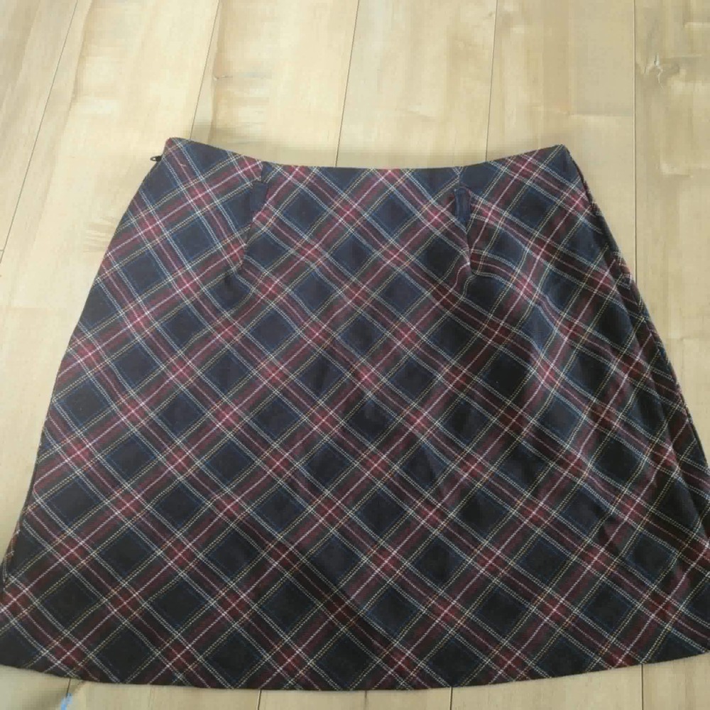 Vintage Plaid Mini Skirt Dark Academia Coquette Tartan Schoolgirl Clueless Sz 9